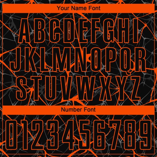 Benutzerdefiniertes schwarz-orangefarbenes Sublimations-Fußballtrikot Benutzerdefiniertes schwarz-orangefarbenes Sublimations-Fußballtrikot