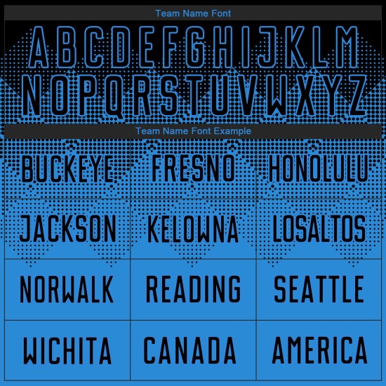 Benutzerdefiniertes puderblau-schwarzes Sublimations-Fußballtrikot Benutzerdefiniertes puderblau-schwarzes Sublimations-Fußballtrikot