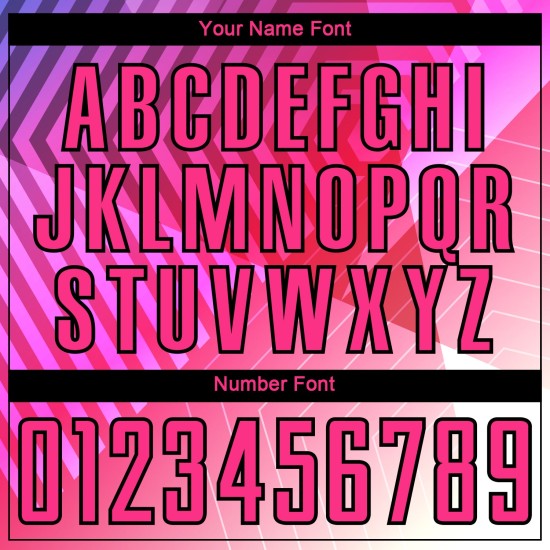 Benutzerdefinierte Lila Rosa-Schwarz Geometrische Formen Sublimation Fußball Uniform Trikot Benutzerdefinierte Lila Rosa-Schwarz Geometrische Formen Sublimation Fußball Uniform Trikot