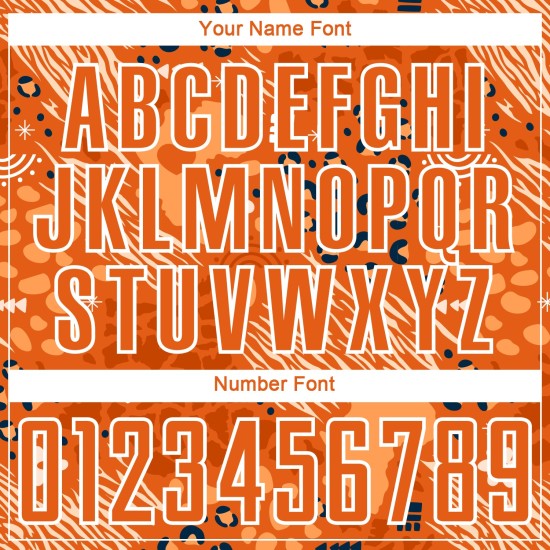 Benutzerdefiniertes Orange Bay Orange-Schwarzes Fußballtrikot mit afrikanischem Muster Benutzerdefiniertes Orange Bay Orange-Schwarzes Fußballtrikot mit afrikanischem Muster